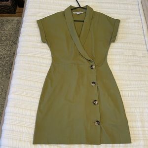 Mini Green Wrap dress